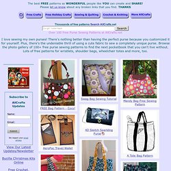 Over 100 Free Purse Sewing Patterns at AllCrafts.net