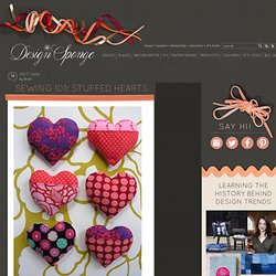 Design*Sponge » Blog Archive » sewing 101: stuffed hearts