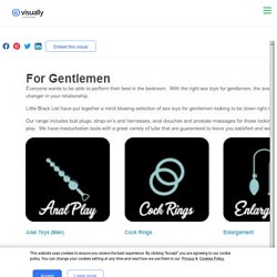 sex toys for gentlemen