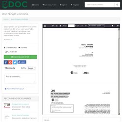 sexo drogas y biologia - PDF Free Download