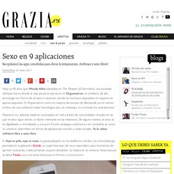 España - Sexo en 9 aplicaciones