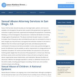 Sexual Abuse Lawyer in San Diego, CA