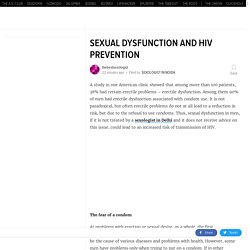 SEXUAL DYSFUNCTION AND HIV PREVENTION