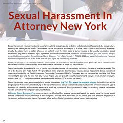 Hire Sexual Harassment Attorney in New York - Human Rights Advocacy Firm