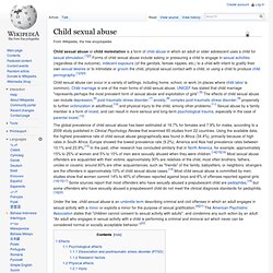 Child sexual abuse