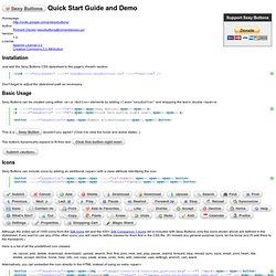 Sexy Buttons Quick Start Guide and Demo