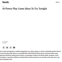 10 Sexy Power Play Game Ideas To Try Tonight