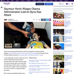 Seymour Hersh Alleges Obama Administration Lied on Syria Gas Attack
