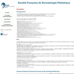 SFDP - Accueil