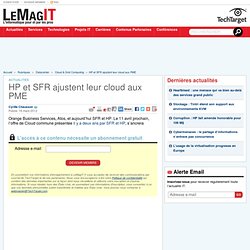 HP et SFR ajustent leur cloud aux PME