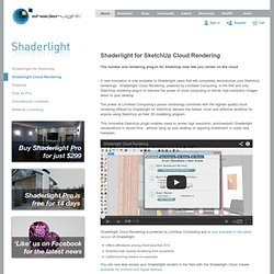  ArtVPS - Shaderlight for SketchUp 3D Rendering Technology