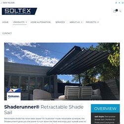 Shaderunner® Retractable Shade Sail - Soltex
