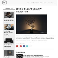 Lumen Oil Lamp Shadow Projectors