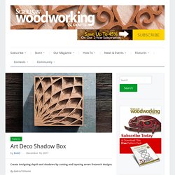 Art Deco Shadow Box - Scroll Saw Woodworking & Crafts