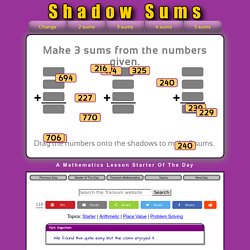 Shadow Sums