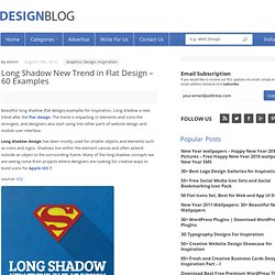 Long Shadow New Trend in Flat Design