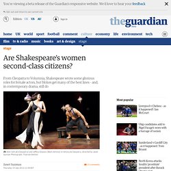 Are Shakespeare's women second-class citizens?