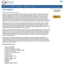 Shakespeare Resource Center - The Tempest Synopsis