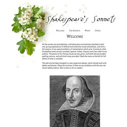 Shakespeare's Sonnets