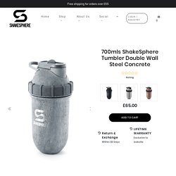 ShakeSphere Launches All-New Line of Stainless Steel Double Wall Hydration Jugs