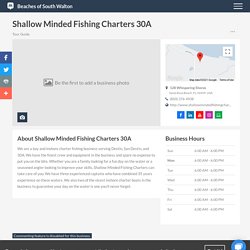 Shallow Minded Fishing Charters 30A, Tour Guide in Beaches of South Walton