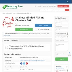 Shallow Minded Fishing Charters 30A - Travel