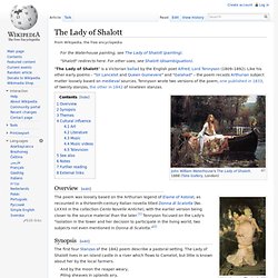 The Lady of Shalott
