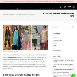 Shalwar Kameez Designs for 2020