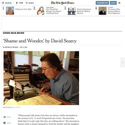 ‘Shame and Wonder,’ by David Searcy