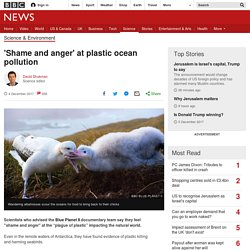 'Shame and anger' at plastic ocean pollution