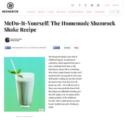 Homemade Shamrock Shake Recipe