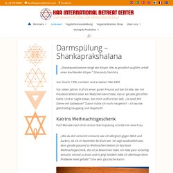 Darmspülung – Shankaprakshalana - Haa International Retreat Center