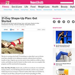 21-Day Shape-Up Plan