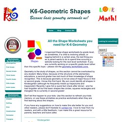Shape Worksheets