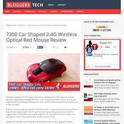 7300 Car Shaped 2.4G Wireless Optical Red Mouse Review