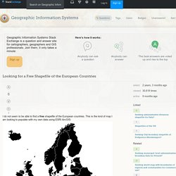 data - Looking for a Free Shapefile of the European Countries