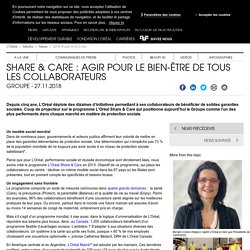 Share & Care : agir pour le bien-être de tous les collaborateurs