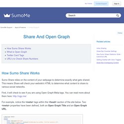 Share and Open Graph – SumoMe Support