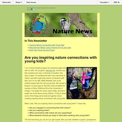 How to share nature with young kids