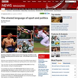 The shared language of sport and politics