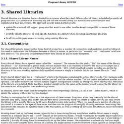 Shared Libraries