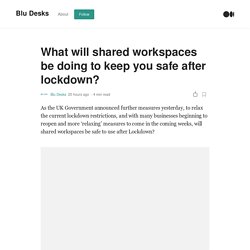 What will shared workspaces be doing to keep you safe after lockdown?