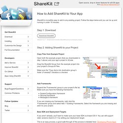 ShareKit : Install