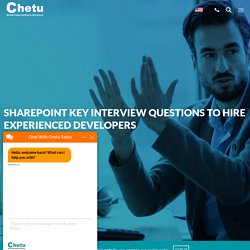 SharePoint Developer Interview Questions