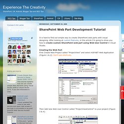 SharePoint Web Part Development Tutorial