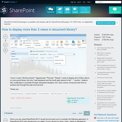 sharepoint enterprise - How to display more than 3 views in document library?