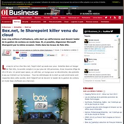 Box.net, le Sharepoint killer venu du cloud