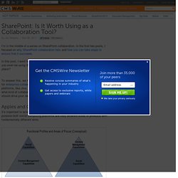 SharePoint: Is It Worth Using as a Collaboration Tool?
