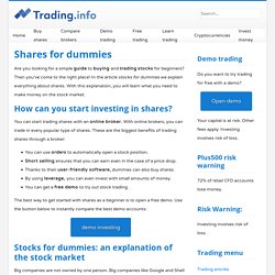 Shares for dummies - Stocks for beginners’ guide