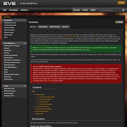 Shares - EVElopedia - The EVE Online Wiki